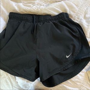Black Nike tempo shorts